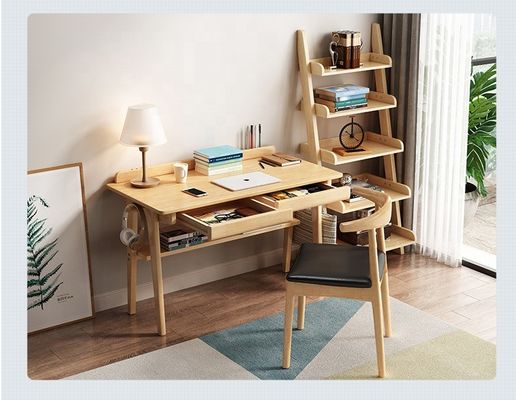 Bureau d'ordinateur en bois personnalisé avec un matériau de surface écologique durable