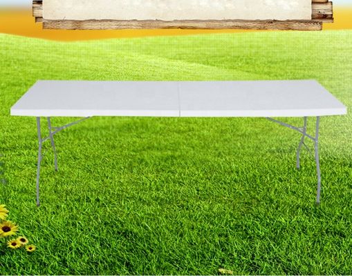 Table à manger de pique-nique pliable en plastique HDPE populaire à l'extérieur avec un design moderne