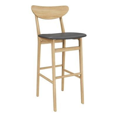 Meubles de bar Emballage du courrier Y Chaise haute pour comptoir de bar en bois massif
