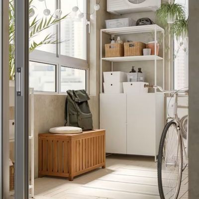 Personnalisation Banquette de rangement extérieur/intérieur en bois Grand pont de rangement Box Shed de jardin