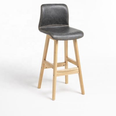 Fabrication exquise Chaises de bar de cuisine avec chaises hautes Tabouret de bar et design personnalisé en noir