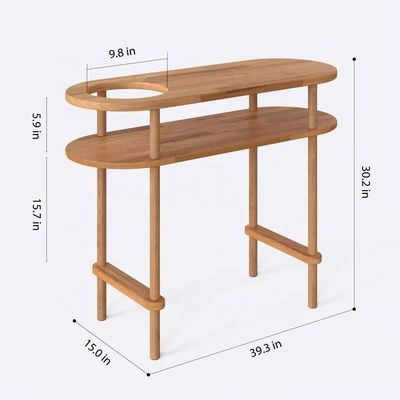 Console canapé en bois massif Table de console pour salle de bain Table d'entrée Corridor et meubles de maison