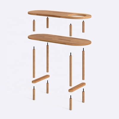 Console canapé en bois massif Table de console pour salle de bain Table d'entrée Corridor et meubles de maison