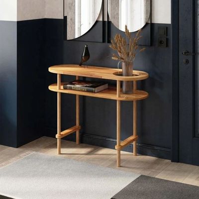 Console canapé en bois massif Table de console pour salle de bain Table d'entrée Corridor et meubles de maison