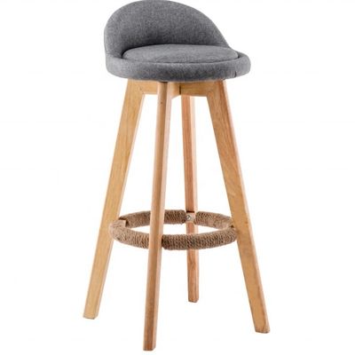 Tissus rembourrage dos haute chaise de bar tabourets pour cuisine et bar personnalisé pratique économie