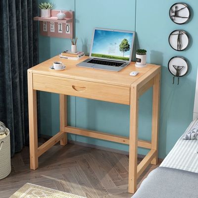 Moderne personnalisé couleur en bois massif Tableau de bureau de bureau pour petite chambre bureau d'étude