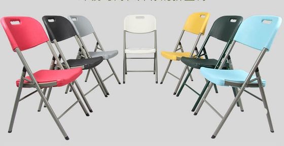 Chaise pliable en PEHD léger pour les mariages Chaise pliante en plastique portable