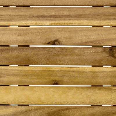 Bistro en bois d'acacia pliable en 3 pièces, parfait pour les repas et les divertissements en plein air
