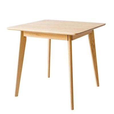 Dernière personnalisation Exquise fabrication Table à manger en bois massif 120*60*75cm en forme rectangulaire
