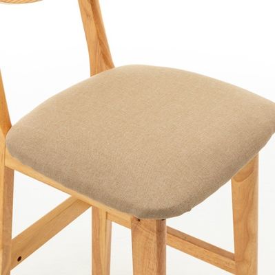 Style de design contemporain Chaise de bar en bois Tabourets pour table haute dans le salon