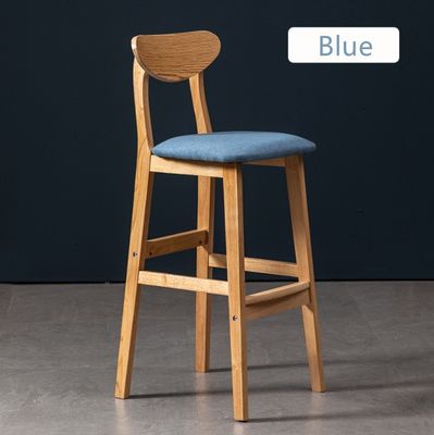 Style de design contemporain Chaise de bar en bois Tabourets pour table haute dans le salon
