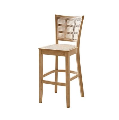 Chaise de bar de cuisine sur mesure Pieds en bois massif Tabouret de comptoir 43cm*43cm*109cm Poids limité 100kg