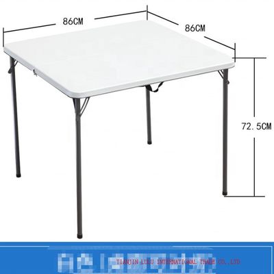 Emballage du courrier Y Cuisine Jardin extérieur Tables et chaises pliantes en plastique blanc pour désherber