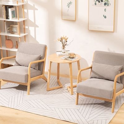 Meubles de salle de séjour Derniers meubles sur mesure Sofa sectionnel avec une jambe en bois Un ensemble de canapé de salon