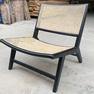 Chaise de salon de loisirs en rotin de couleur brune Meubles de chambre en rotin Salon design moderne pour la détente en plein air