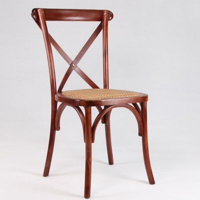 Chaise en rotin pour salle à manger Mariage Chaise en bois moderne en brun/naturel/blanc/vin rouge 25 jours livraison