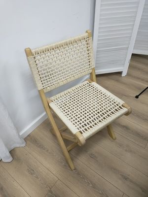 Chaise de salon de loisirs en rotin de couleur brune Meubles de chambre en rotin Salon design moderne pour la détente en plein air