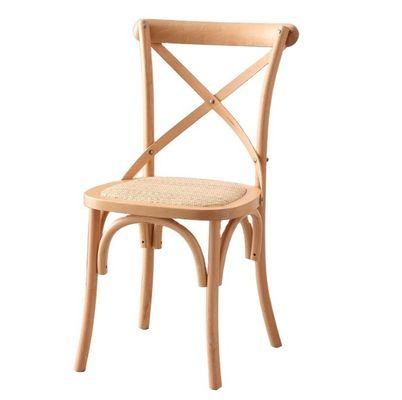 Cadre en bois de caoutchouc Chaise en bois pour banquet moderne Meubles de maison