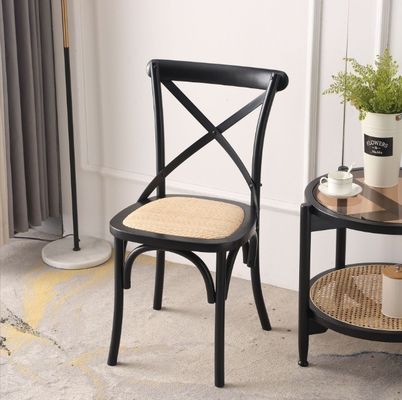 Cadre en bois de caoutchouc Chaise en bois pour banquet moderne Meubles de maison