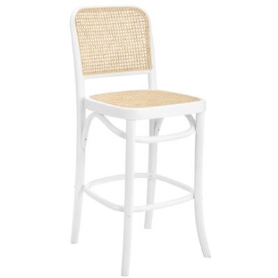 Meubles commerciaux Tabouret de comptoir en bois avec cadre naturel et sans conception pliée
