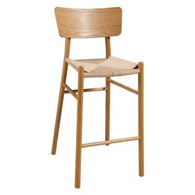 Moderne design en bois massif câble tissé siège fauteuil pour la maison