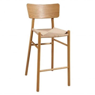 Moderne design en bois massif câble tissé siège fauteuil pour la maison