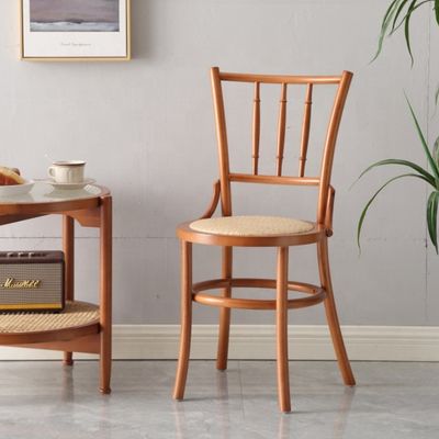 Chaise de bar spécifique Chaise de salle à manger en rotin Meubles de bar Chaise en bois massif pour salle à manger