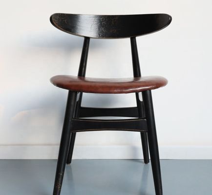 Tabouret en bois massif Conception pratique et moderne pour le tabouret à la maison Ottoman