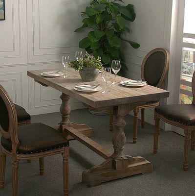 Chaise à manger en bois de pin pour meubles de design unique Cuisine Restaurant Table pliante