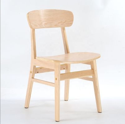 Meubles de salle à manger classique Collection Chaises en caoutchouc en bois massif Chaises à manger au design moderne