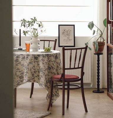 Meubles de salle à manger en bois massif velours en bois classique luxe d'occasion ancien chaises modernes pour mariages et événements spéciaux