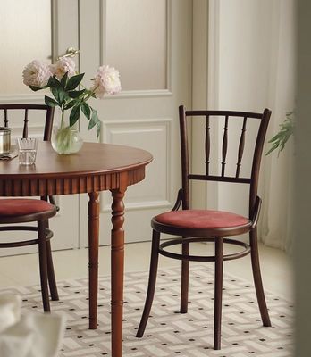 Meubles de salle à manger en bois massif velours en bois classique luxe d'occasion ancien chaises modernes pour mariages et événements spéciaux