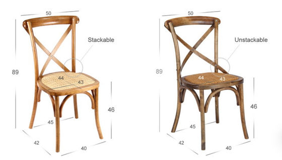 Restaurant et hôtel Chaise à dos en bois massif tissé dans le style nordique moderne pour le mariage