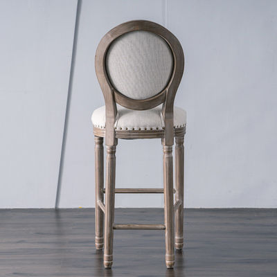 Chaise haute en bois pour meubles de bar W49.5*D49*H99.5CM