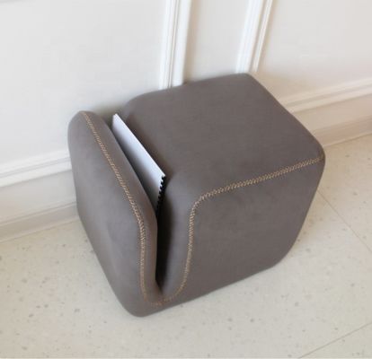Accueil Meubles Tabouret ottoman avec couverture en tissu Service OEM accepté Économie d'espace Conception polyvalente