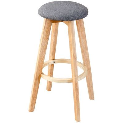 Meubles commerciaux Moderne design en bois massif Tabouret de bar Chaise haute pour bar