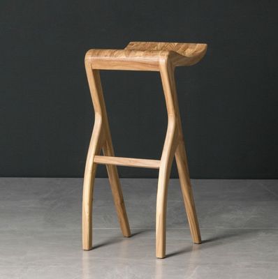 Chaise haute Tabouret de bar Tabouret de bar Tabouret en bois massif L-59