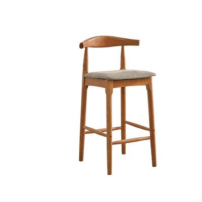 Chaise haute en bois massif pour pub café W41*D44*96CM Meubles commerciaux