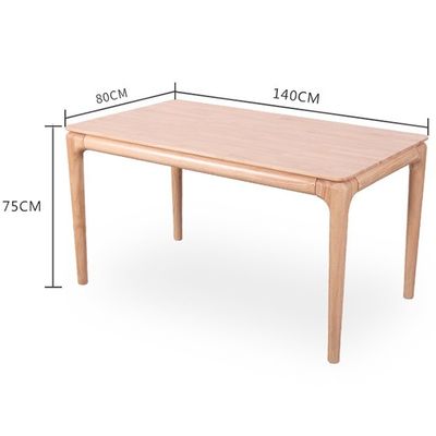 LL-A02 Table à manger en bois massif de style nordique moderne