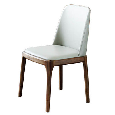 Chaise à manger en bois massif en teck pour meubles de cafés et de restaurants