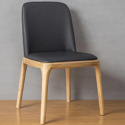Chaise à manger en bois massif en teck pour meubles de cafés et de restaurants