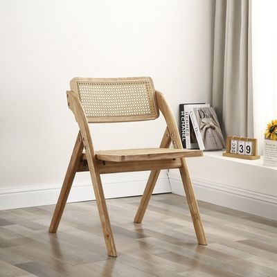 Emballage du courrier Design moderne Des chaises de restaurant pliables en bois de rotin pour les meubles domestiques