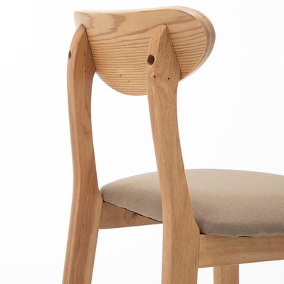 Tabouret de bar en bois massif rembourrée dans un style vintage pour pub café W38*D44*H101 cm