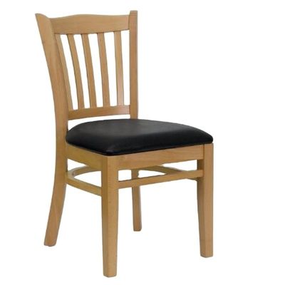 Chaise de cuisine spécifique Chaise en cuir en bois massif pour la maison ou le restaurant