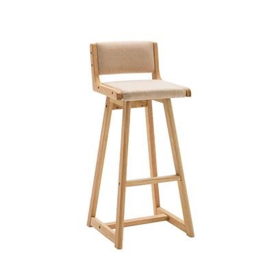 Couleur naturelle étagère détachable vintage rembourrée en bois massif pour pub
