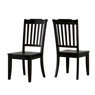 Cadre en bois massif Chaise de salle à manger à dos élevé classique pour meubles hôteliers et restaurants