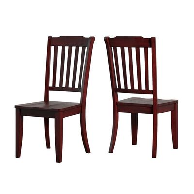 Cadre en bois massif Chaise de salle à manger à dos élevé classique pour meubles hôteliers et restaurants