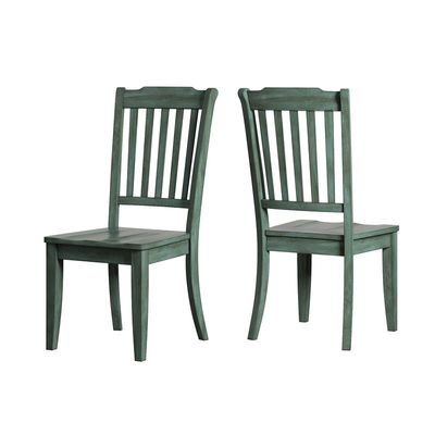 Cadre en bois massif Chaise de salle à manger à dos élevé classique pour meubles hôteliers et restaurants