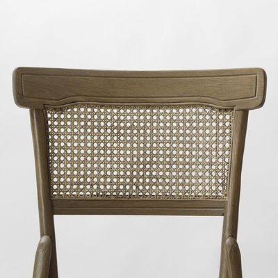 Chaises de salle à manger pour hôtels en bois de bouleau sur mesure avec tapisage en tissu