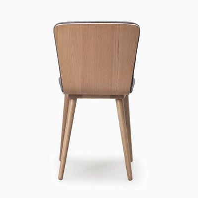 Chaise de loisirs de salle à manger moderne en bois brun pour une cuisine confortable et relaxante